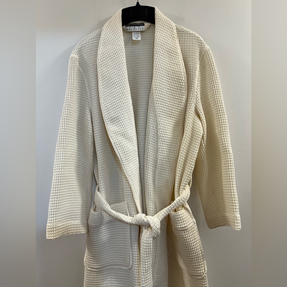 Majestic Gender Waffle Organic Cotton Robe Z. - Picture 7 of 13